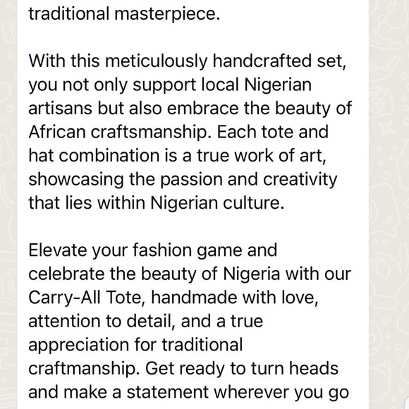 Vintage  💕Kweenzyafrik Ankara printed handmade Keimie Carry all Tote bag - Picture 12 of 16